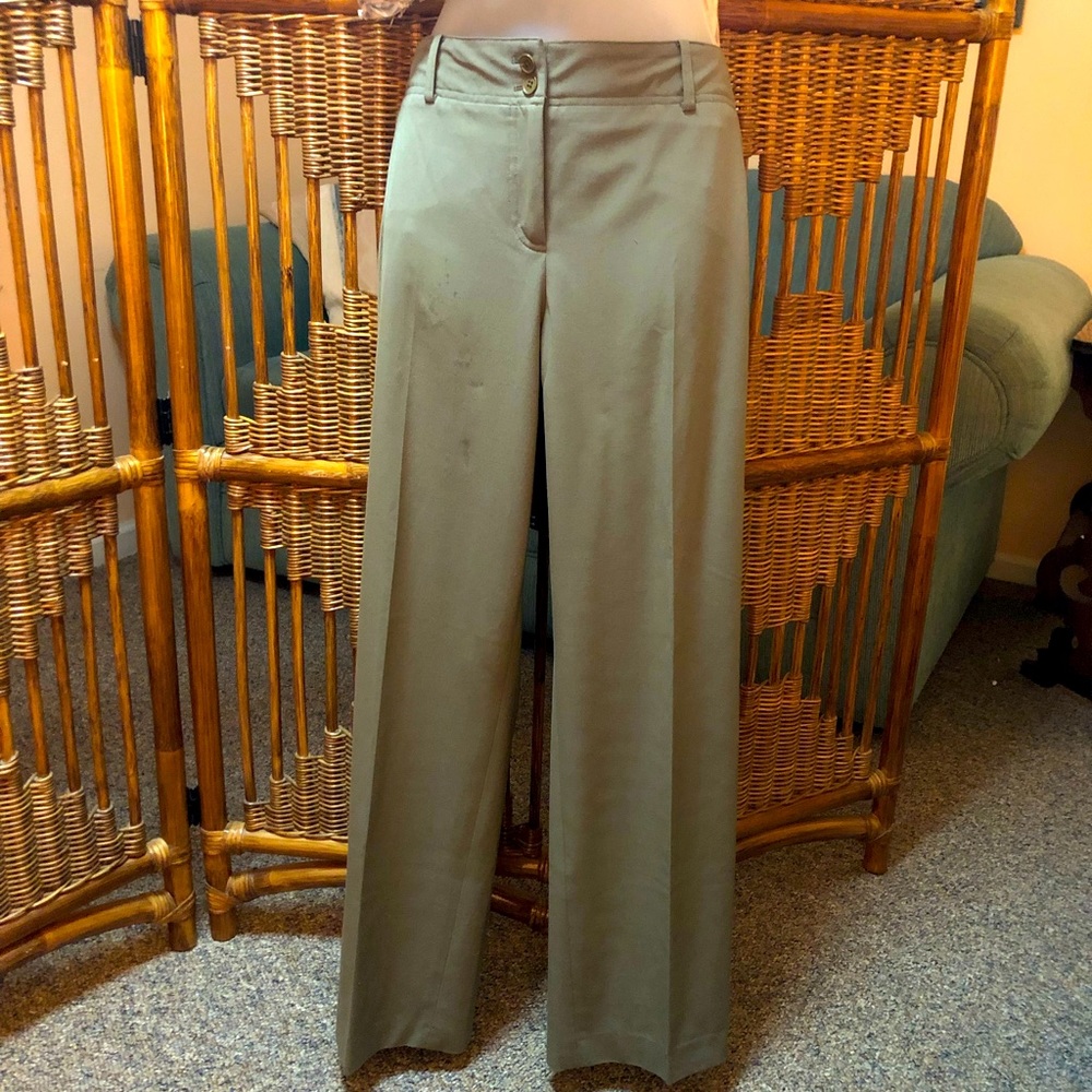 Khaki Green Dress Pants